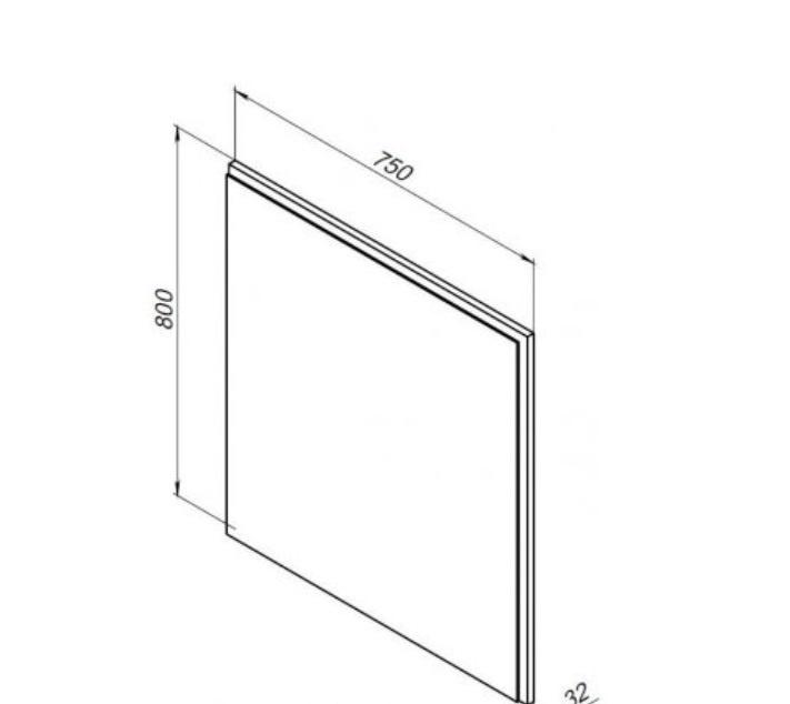 Aquanet Nova Lite, Зеркало, 00242258