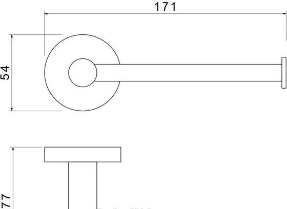Aquatek Европа, Держатель туалетной бумаги, AQ4108CR