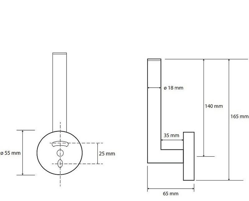 Bemeta Hematit, Держатель туалетной бумаги и запасного рулона, 159112032