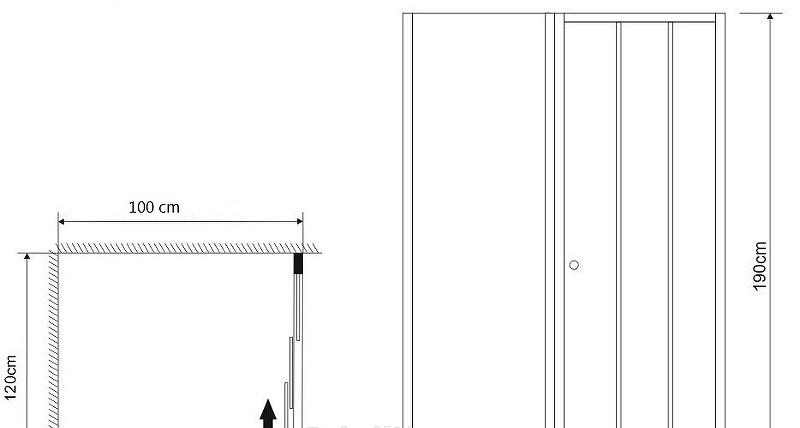 Душевой уголок - Grossman, Falcon, 100x120x190 см, GR-D120-P100Fa