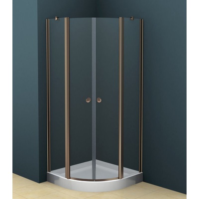 Душевой уголок - Cezares, Royal Palace, 100x100x195 см, ROYAL PALACE-A-R-2-100-C-Br
