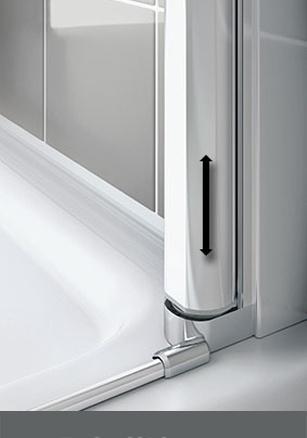 Душевая дверь - Kermi, Cada XS, 100x200 см, CK1KR10020VPK