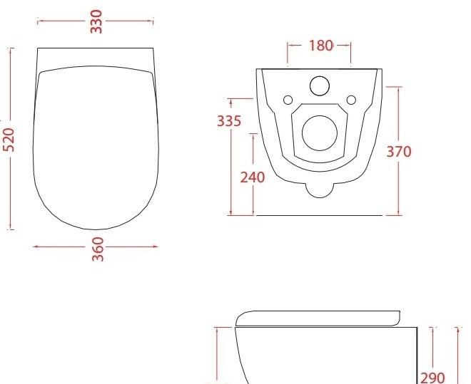 ArtCeram File 2.0, Унитаз подвесной, FLV004 40 00