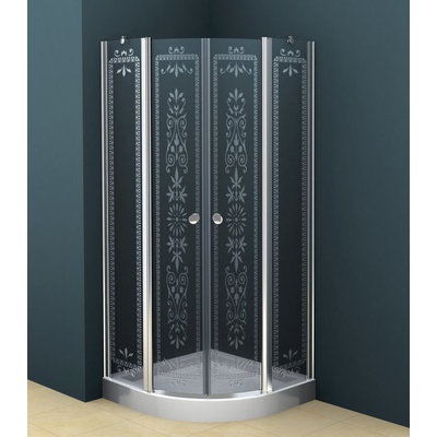 Душевой уголок - Cezares, Royal Palace, 90x90x195 см, ROYAL PALACE-A-R-2-90-CP-Cr / ROYAL PALACE-R-2-90-CP-Cr