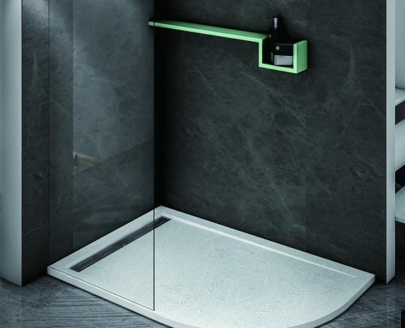 Душевой поддон - Cezares, без коллекции, 90x120x3 см, TRAY-AS-RH-120/90-550-30-W-L