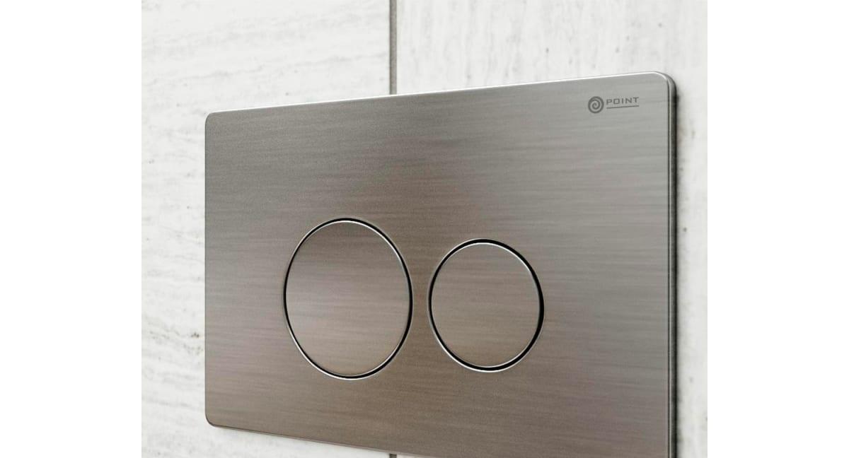 Кнопка смыва - Point, Виктория, 3.3x24.6x16.2 см, PN44061SB