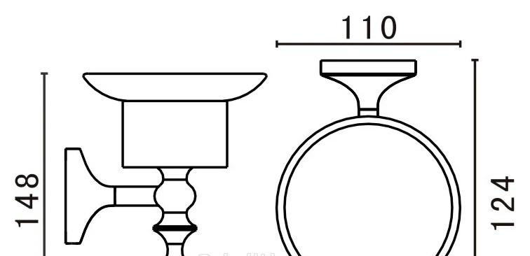 Art&Max Bohemia, Мыльница, AM-E-4299-Br