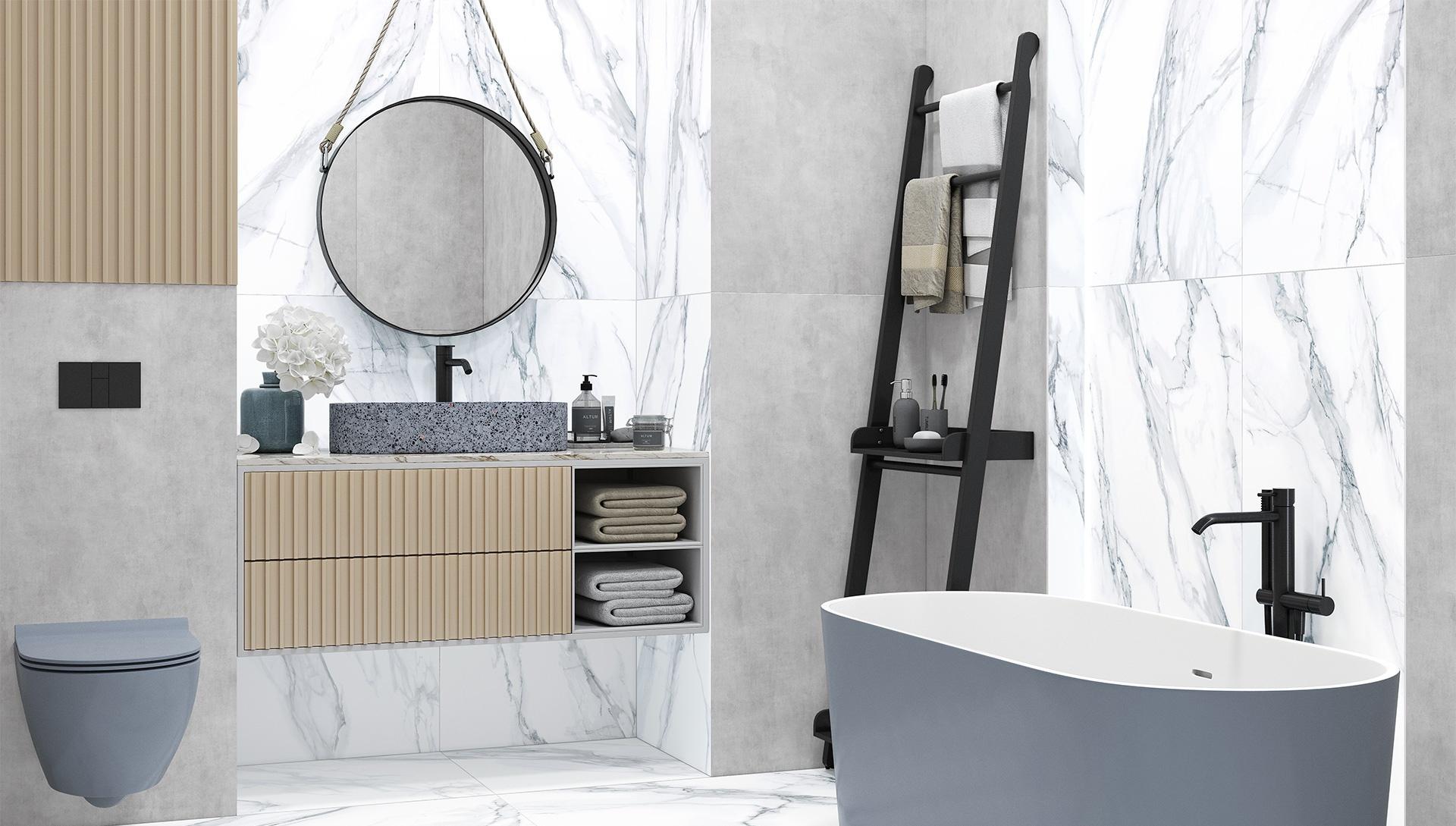 Картинка Delacora Alpino, Керамогранит, 60x120 см