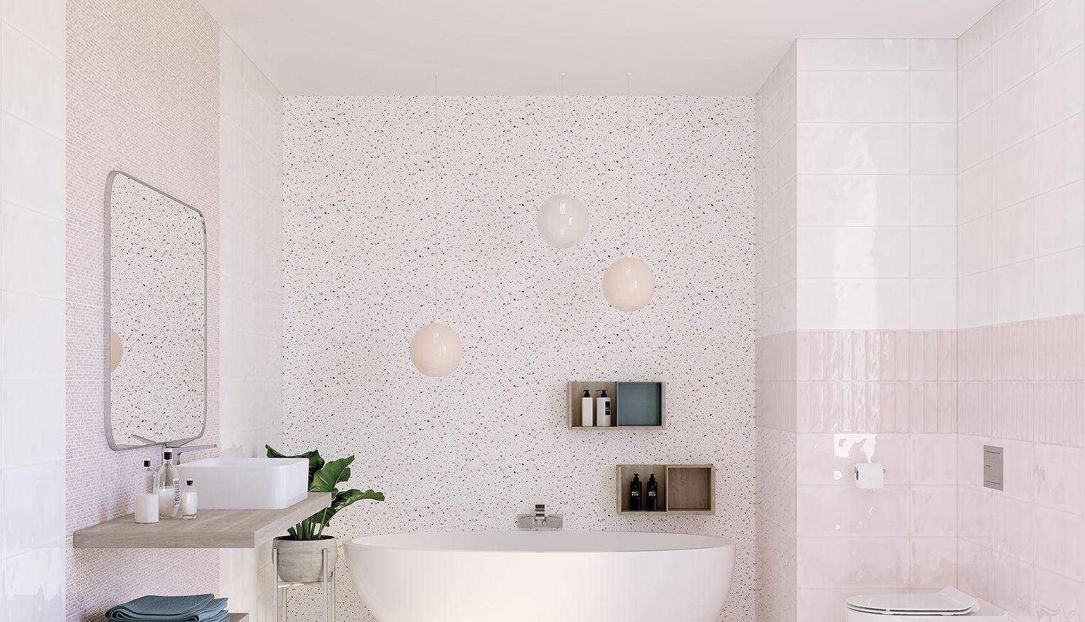 Картинка Cersanit Pudra, Настенная плитка, 20x44 см