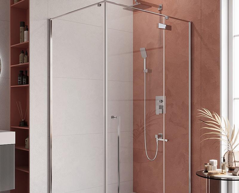 Душевой уголок - Cezares, Liner, 90x120x195 см, LINER-AH-1-120/90-C-Cr-R