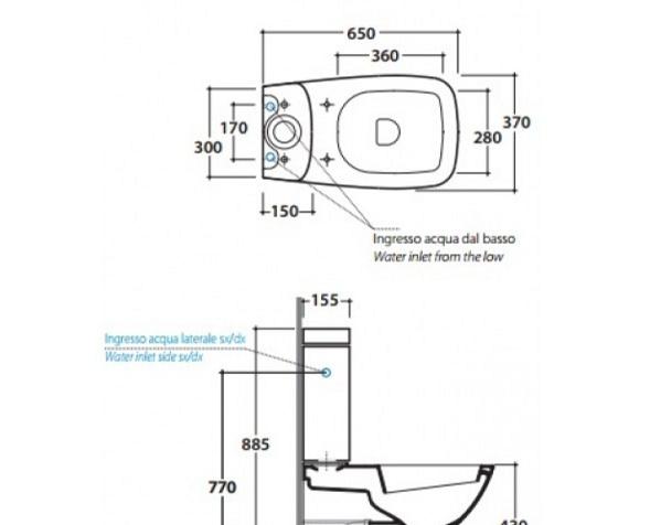 Globo Daily, Унитаз компакт, DA003.BI
