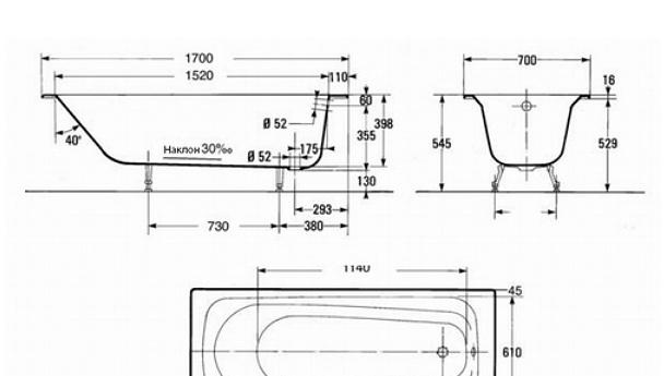 Byon B13, Чугунная ванна, E2921-00 RUB / E2921-00