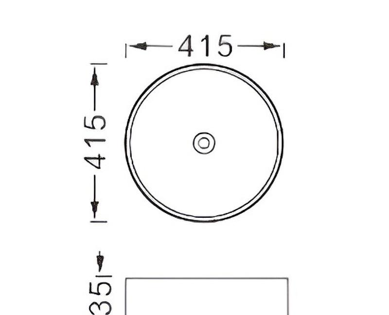 Aquatek Европа, Раковина, AQ5558-MB