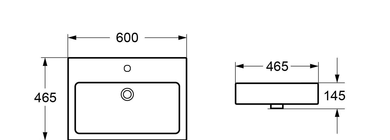Cezares без коллекции, Раковина, CZR-MIL-60-LVB