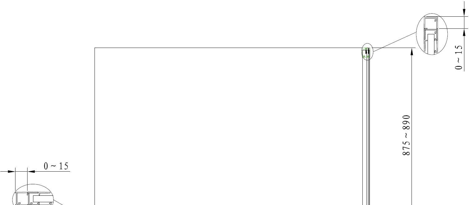 Душевой уголок - Aquanet, Ideal, 89x139x200 см, 00243630 / AE-AXC94MB-S-C