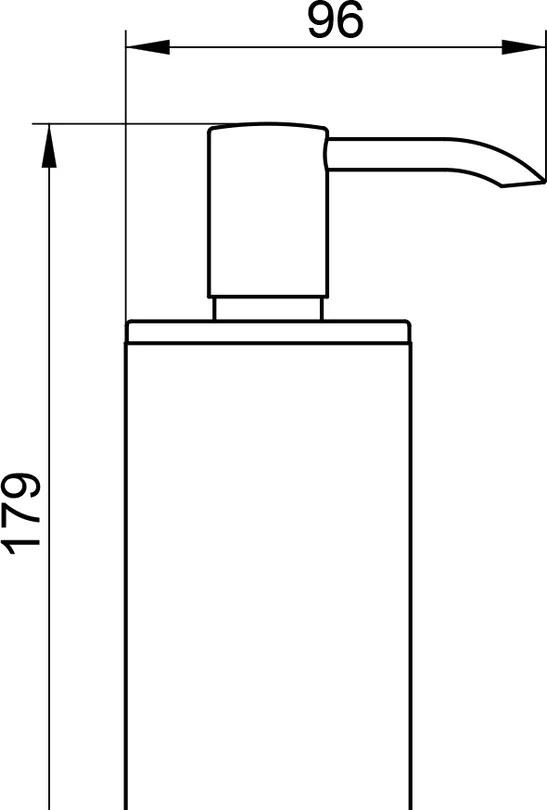 Keuco Plan, Дозатор для жидкого мыла, 14952010100 / 14952 010100
