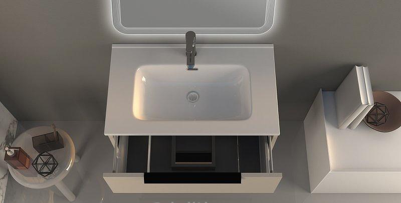 Aquanet Стайл, Шкаф-зеркало, 55156