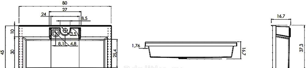 Aquanet Фортуна, Раковина, 00187094