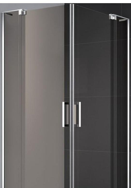 Душевой уголок - Cezares, Slider AH 2, 70x100x195 см, SLIDER-AH-2-70/80-100/110-BR-Cr