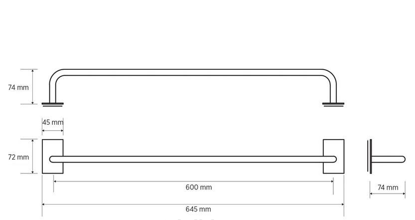 Bemeta Easy, Полотенцедержатель, 163104040