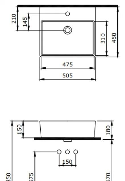 Bocchi Milano, Раковина, 1216-001-0126