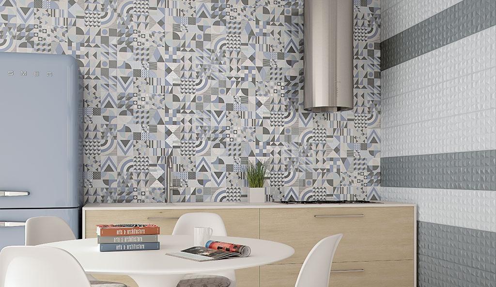 Картинка Cifre Cromatica, Настенная плитка, 75x25 см