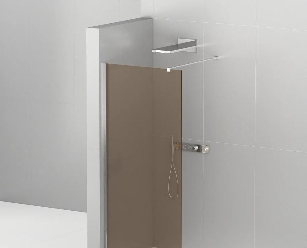 Душевая перегородка - Cezares, Liberta, 110x195 см, L-1-110-120-BR-Cr / LIBERTA-L-1-110-120-BR-Cr