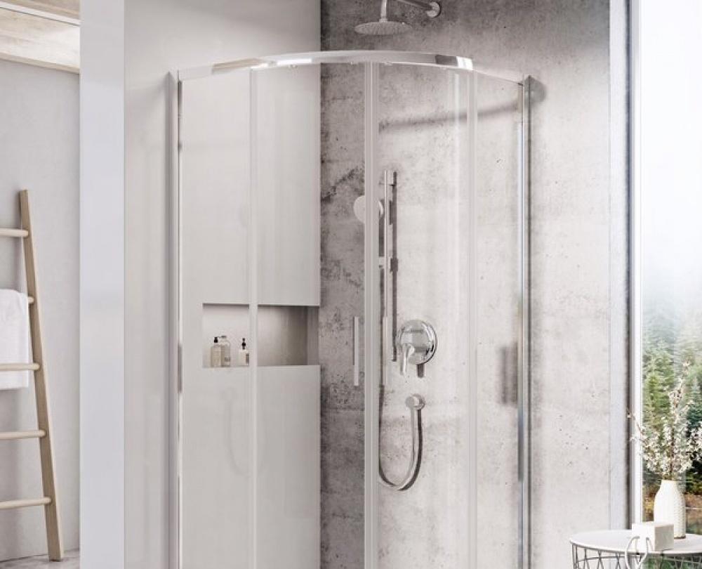 Душевой уголок - Ravak, Blix Slim, 90x90x195 см, X3BM70C00Z1