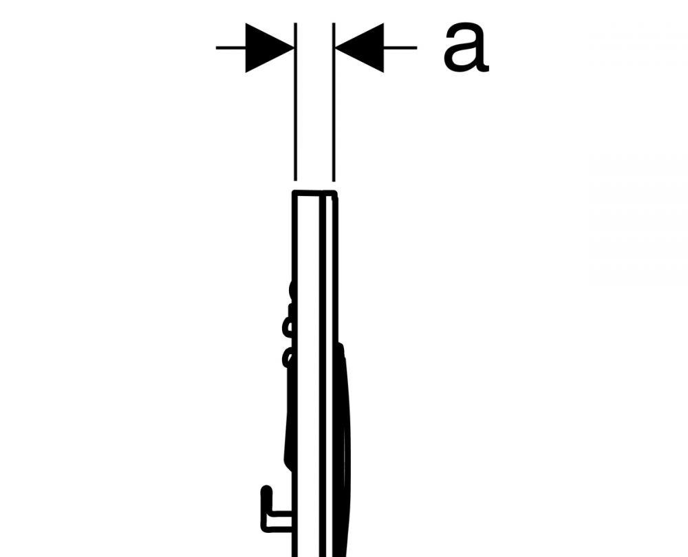 Кнопка смыва - Geberit, Sigma 21, 1.4x24.6x16.4 см, 115.884.SI.1