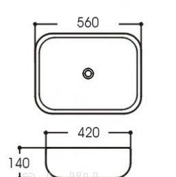Aquatek без коллекции, Раковина, AQ5526-00