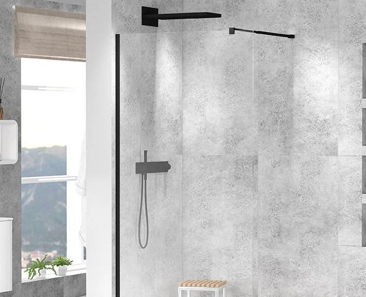 Душевая перегородка - Cezares, Liberta, 70x195 см, L-1-70-C-NERO / LIBERTA-L-1-70-C-NERO