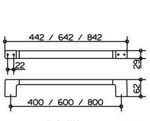 Keuco Moll, Полотенцедержатель, 12701010600 / 12701 010600