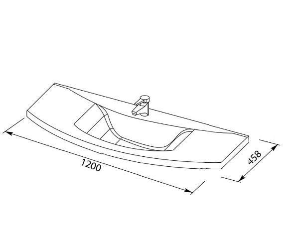 Aquanet Тренто, Раковина, 00152905