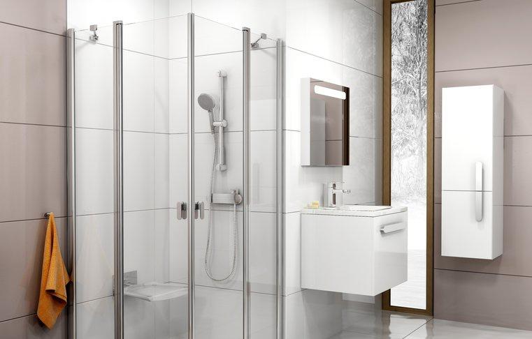 Душевая дверь - Ravak, Chrome, 110x110x195 см, 1QVD0C00Z1