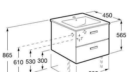 Roca Victoria Nord, Тумба для раковины, ZRU9000027