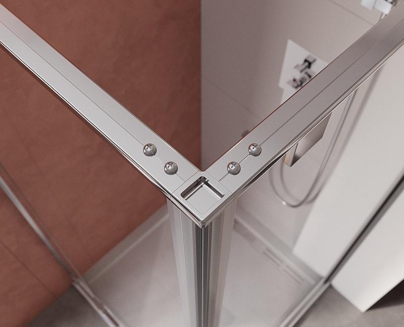 Душевой уголок - Cezares, Liner, 90x120x195 см, LINER-AH-1-120/90-C-Cr-R