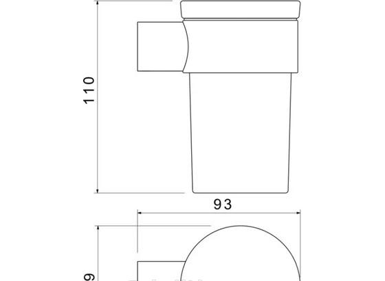 Aquatek Лира, Стакан, AQ4427MB