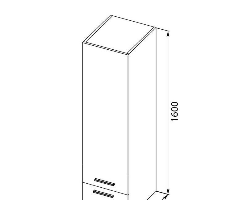 Aquanet Верона, Шкаф-пенал, 00176672