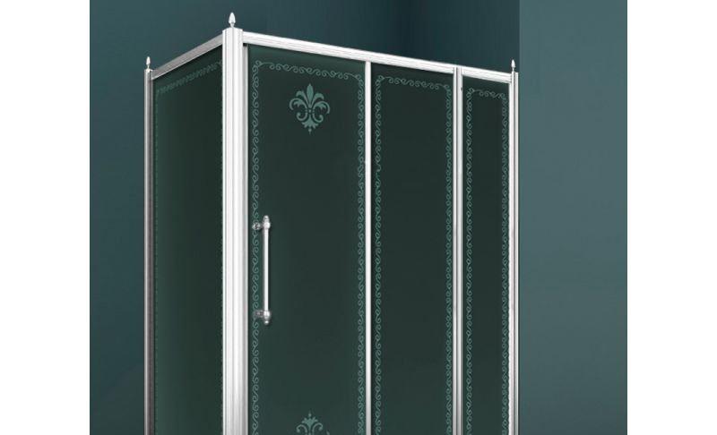 Душевой уголок - Cezares, Retro, 150x90x195 см, RETRO-AH-11-30+120/90-SCORREVOLE-CP-Cr / RETRO-A-AH-11-30+120/90-SCORREVOLE-CP-Cr