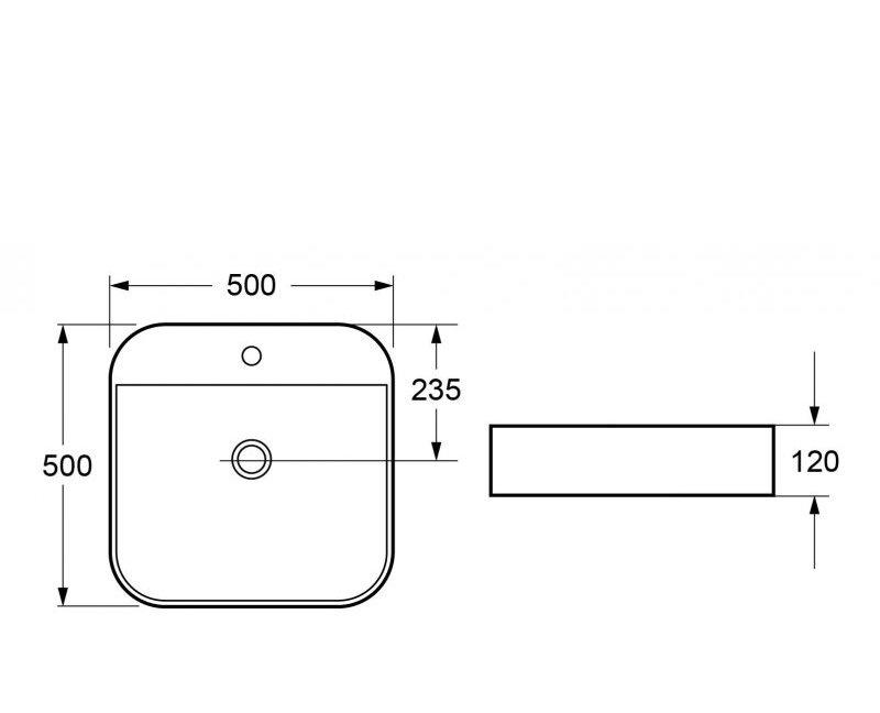 Cezares без коллекции, Раковина, CZR-LFT-50-LVB