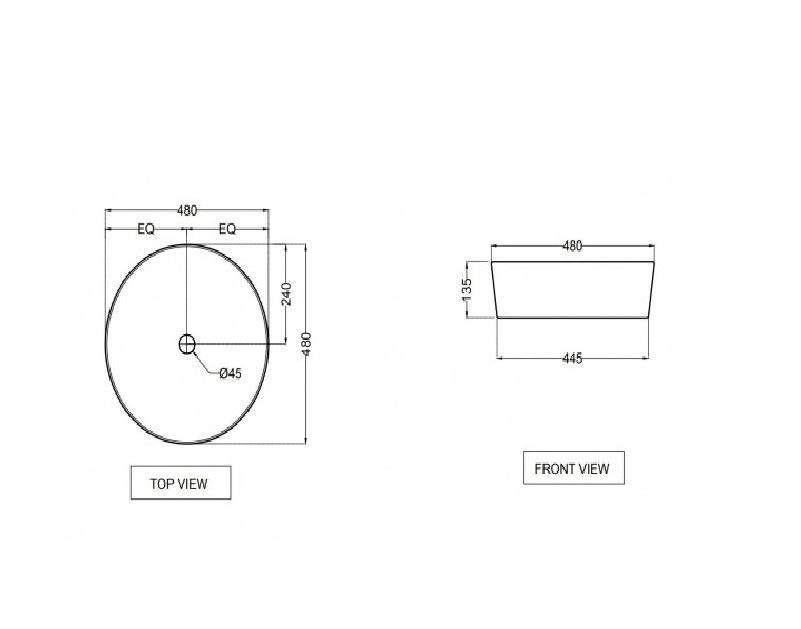 Jaquar Opal, Раковина, OPS-WHT-15901N
