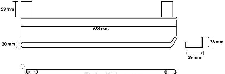 Bemeta Organic, Полотенцедержатель, 157104371