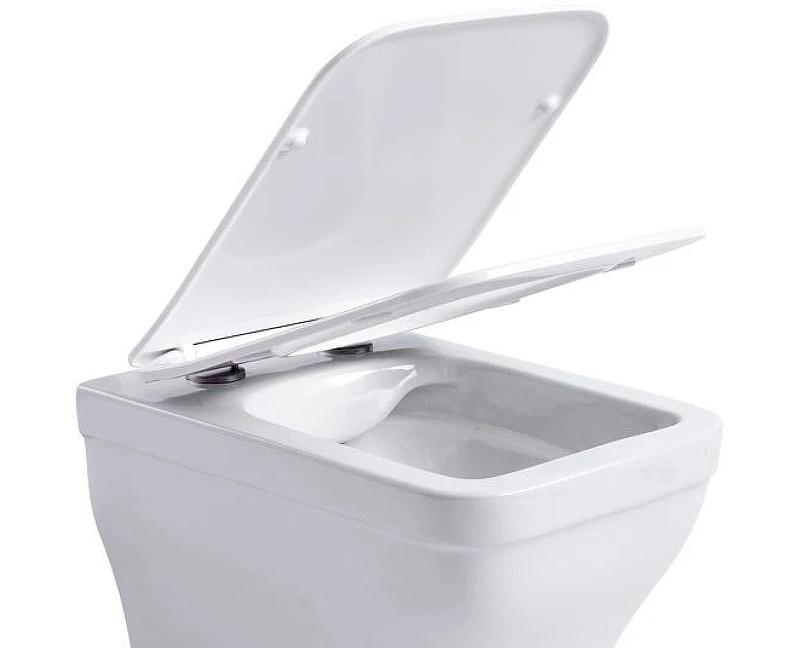 Aquatek Амадео, Унитаз подвесной с инсталляцией и кнопкой, SET AQUATEK АМАДЕО-010 4в1