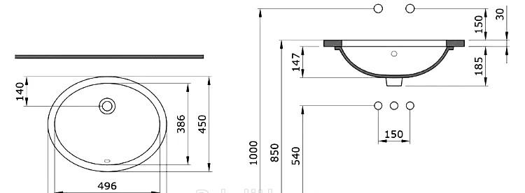 Bocchi Parma, Раковина, 1384-001-0125