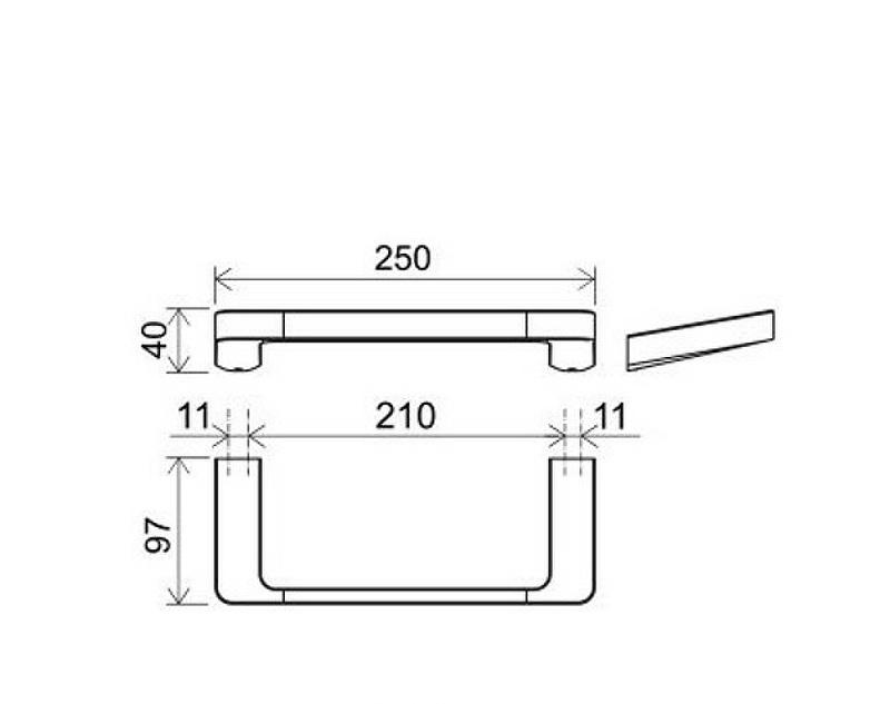 Ravak 10°, Полотенцедержатель, X07P560