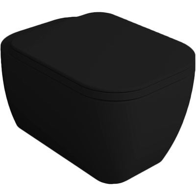 Simas Henges, Унитаз подвесной, HE18 nero matt