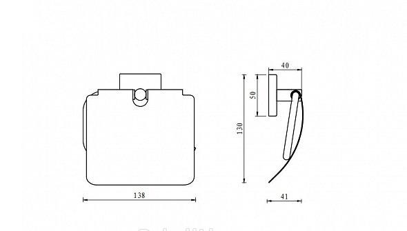 Aquanet Flash, Держатель туалетной бумаги, 00210775