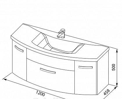 Aquanet селена, Тумба для раковины, 00201652