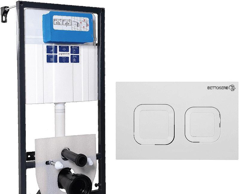 Инсталляция для унитаза - Bettoserb, Sava Fix Slim, 20x52x113.6 см, 00312919 / SET40006470