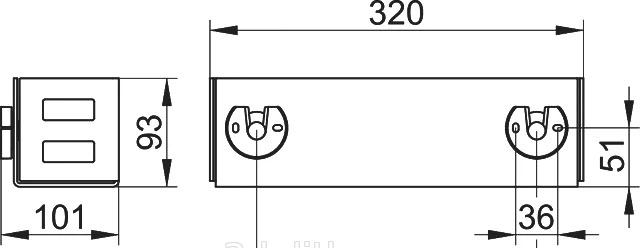 Keuco Universal, Полка, 24954370000 / 24954 370000